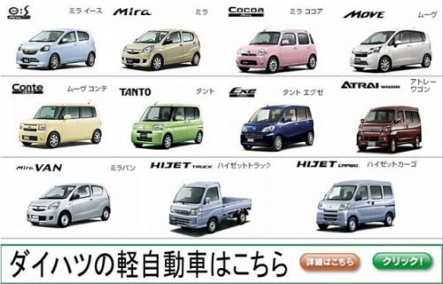 岡山県で人気のある軽自動車ベスト⒑