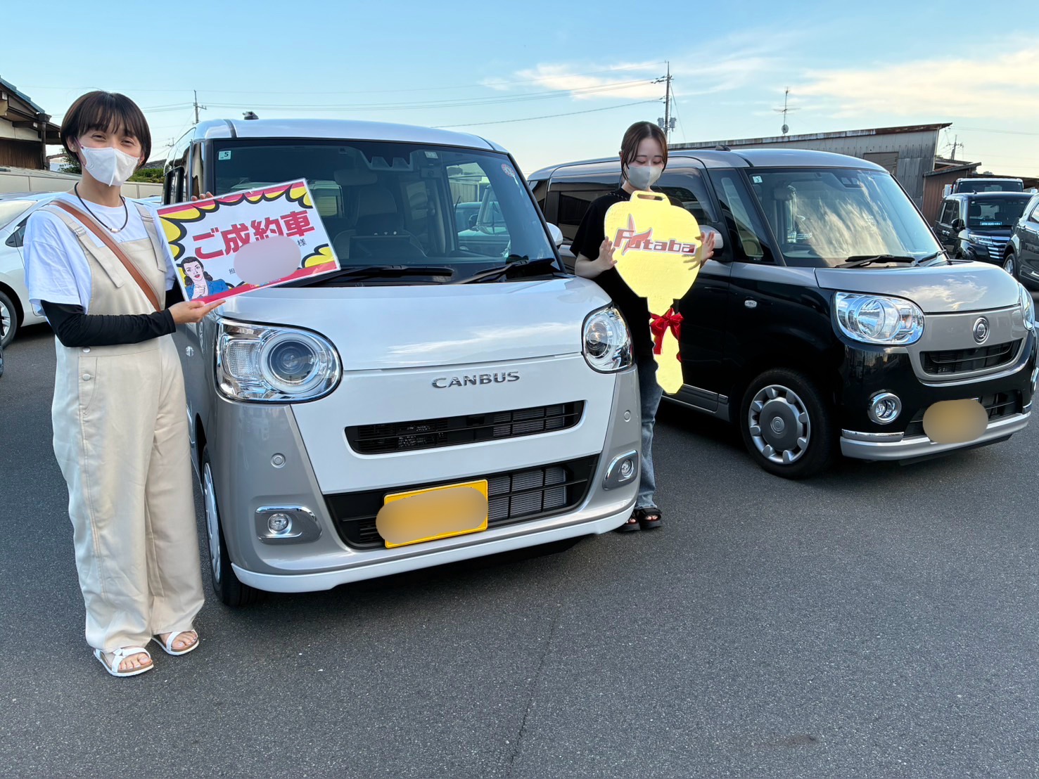 ムーヴキャンバス納車！