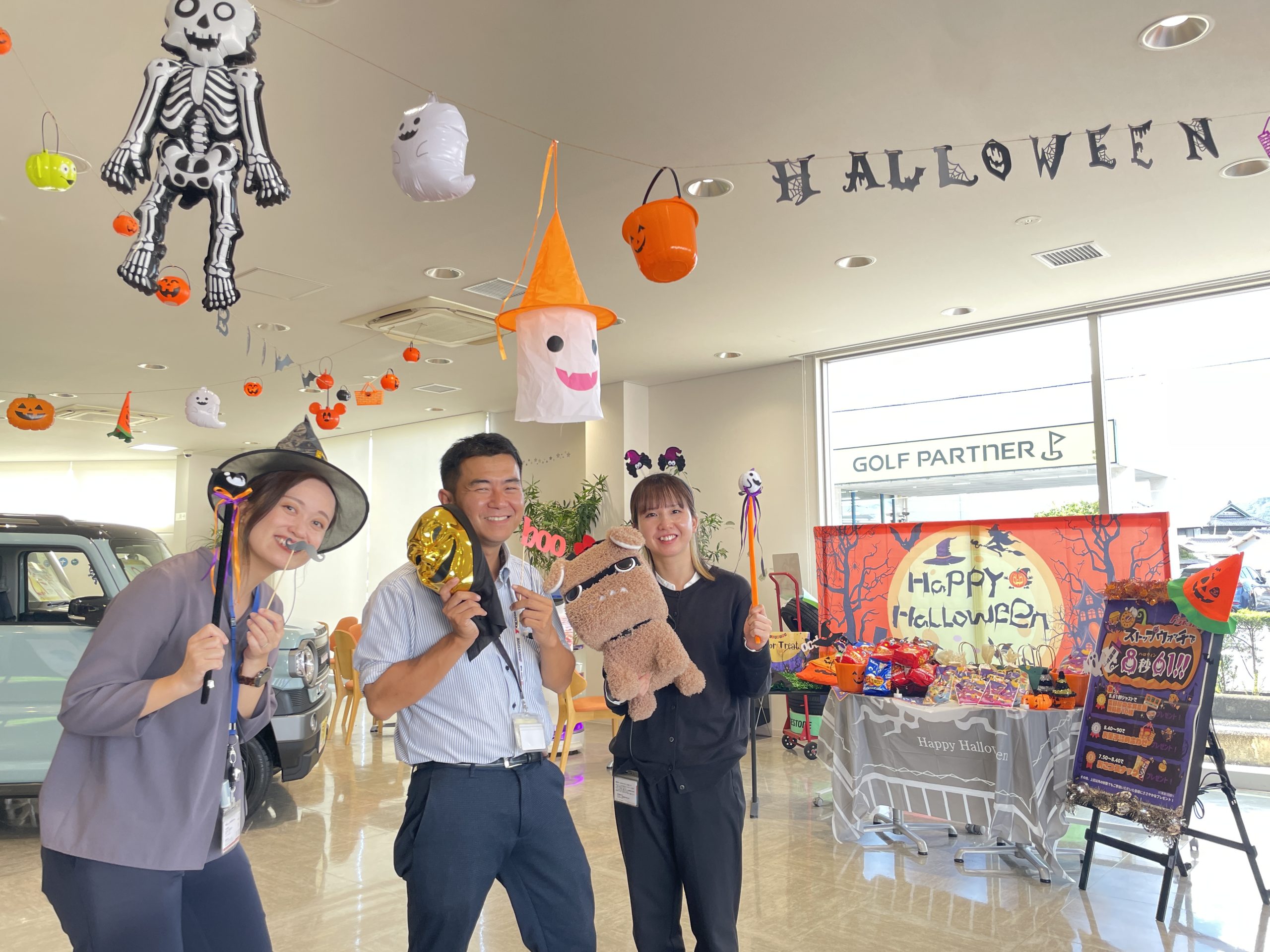 店内がハロウィン仕様に🎃👻